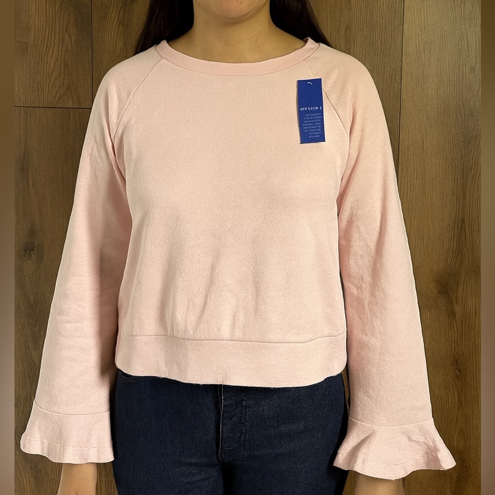 PopSugar Blush Pink Ruffle Sleeve Sweater – Size XSmall, NWT